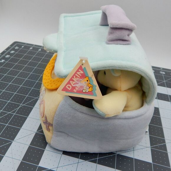 Dakin Applause Baby Soft Toy Box Pastel Plush 6 Inch Bunny Bear Elephant Teether - Picture 8 of 10